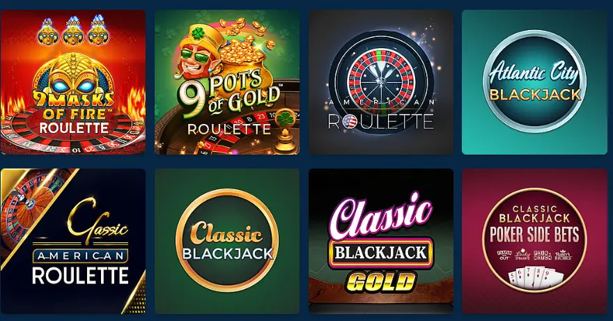 Cosmo Casino live games